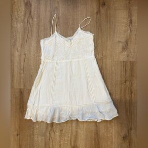 Zara Cream Crochet-Trim Cotton Camisole